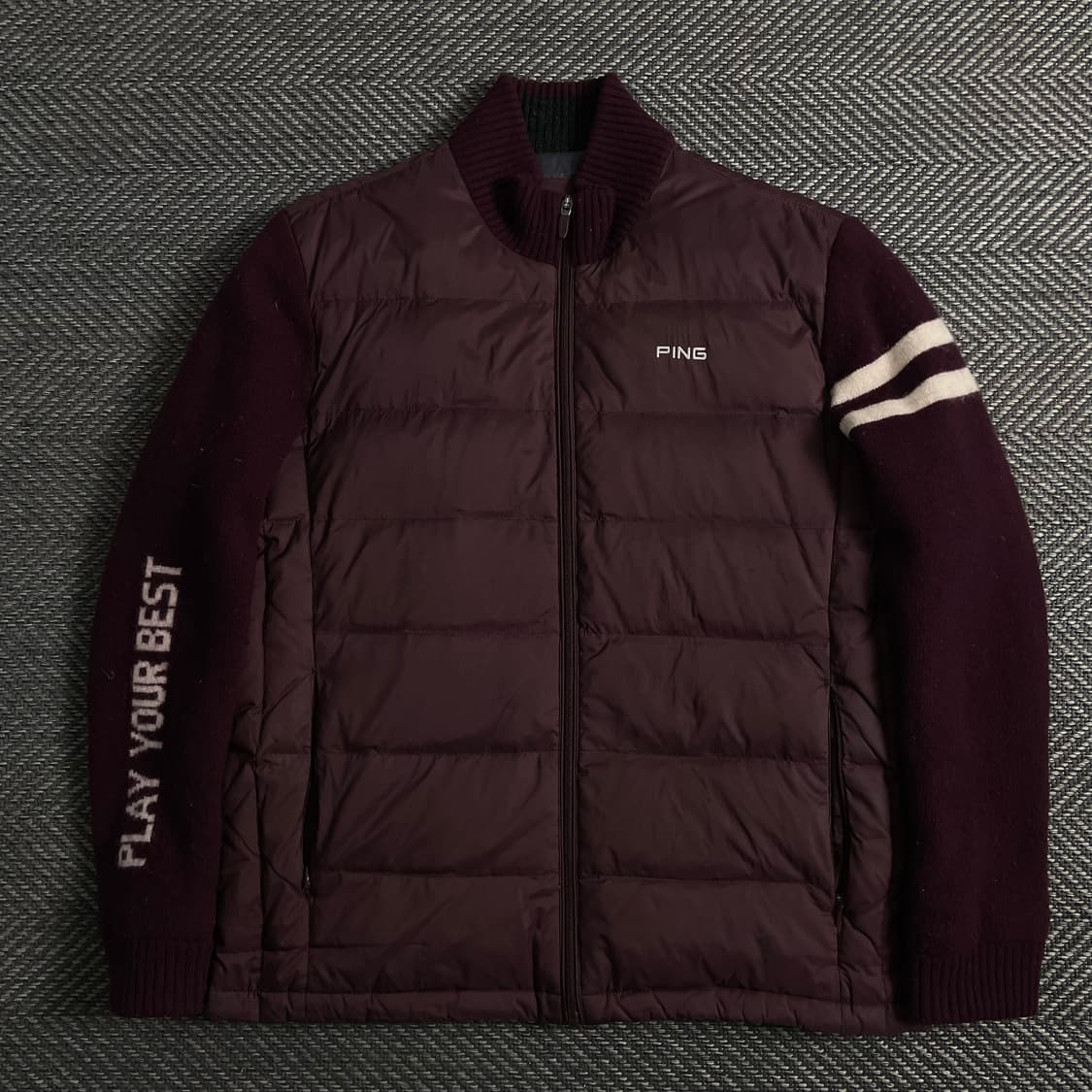 PING 핑 빅로고 니트 다운 점퍼 패딩y 3869 상품이미지2