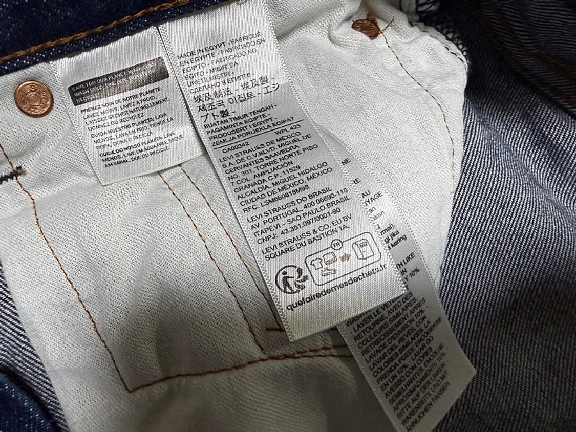 리바이스 501 청바지 남성용 32인치 상품이미지6