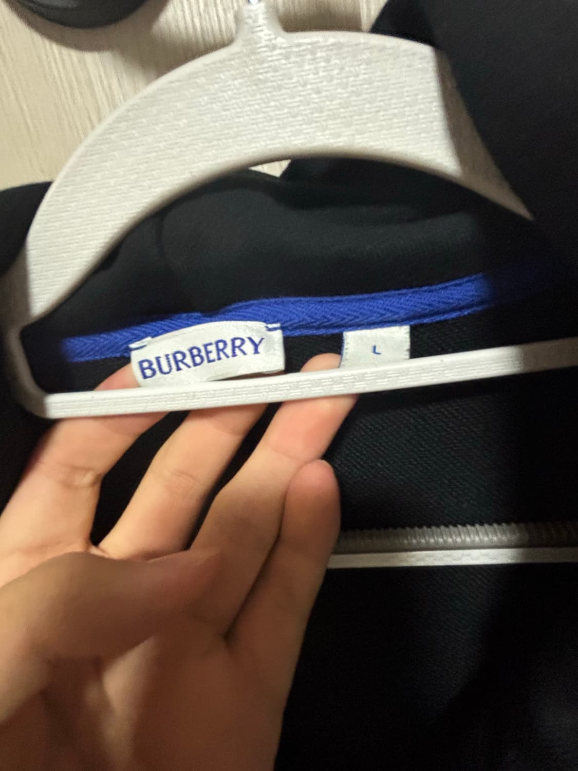 버버리 후드집업 블랙(L) 상품이미지4