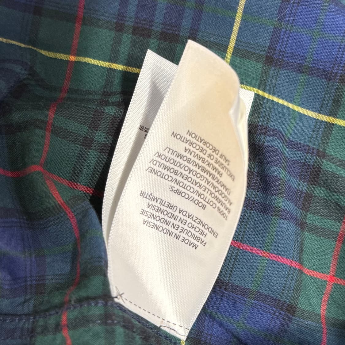 [XL] 폴로 타탄체크 셔츠 상품이미지6