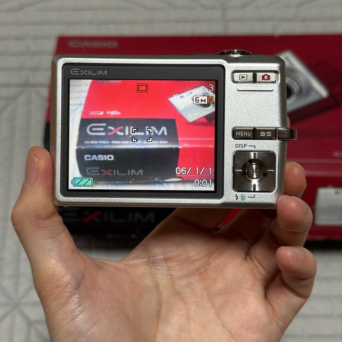 풀박스 CASIO EXILIM EX-Z600 카시오 엑슬림 실버디카 상품이미지8