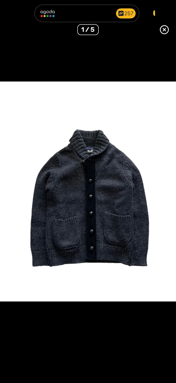 준야 와타나베 숄 카라 가디건 구합니다(s사이즈 제외) 상품이미지1