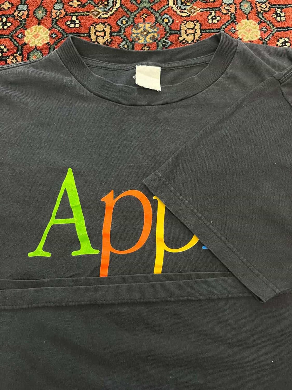 90s 빈티지 애플 티셔츠 XL사이즈 상품이미지4