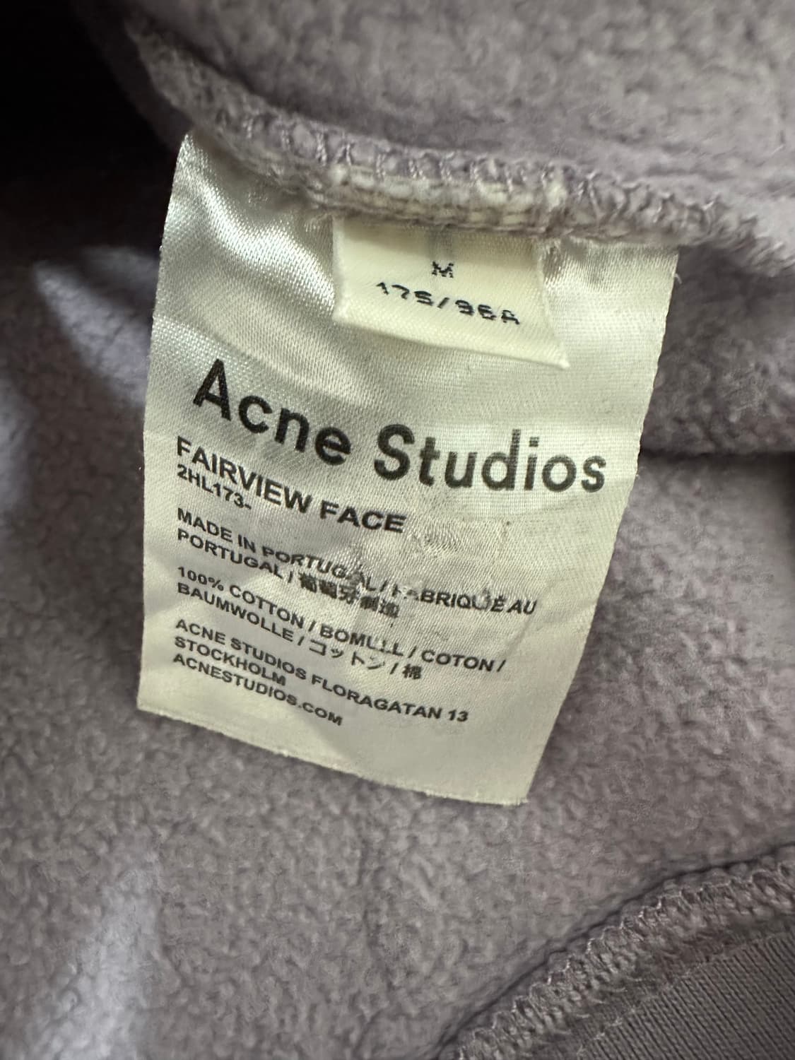 아크네 스튜디오 페어뷰 바이올렛 맨투맨 상품이미지4