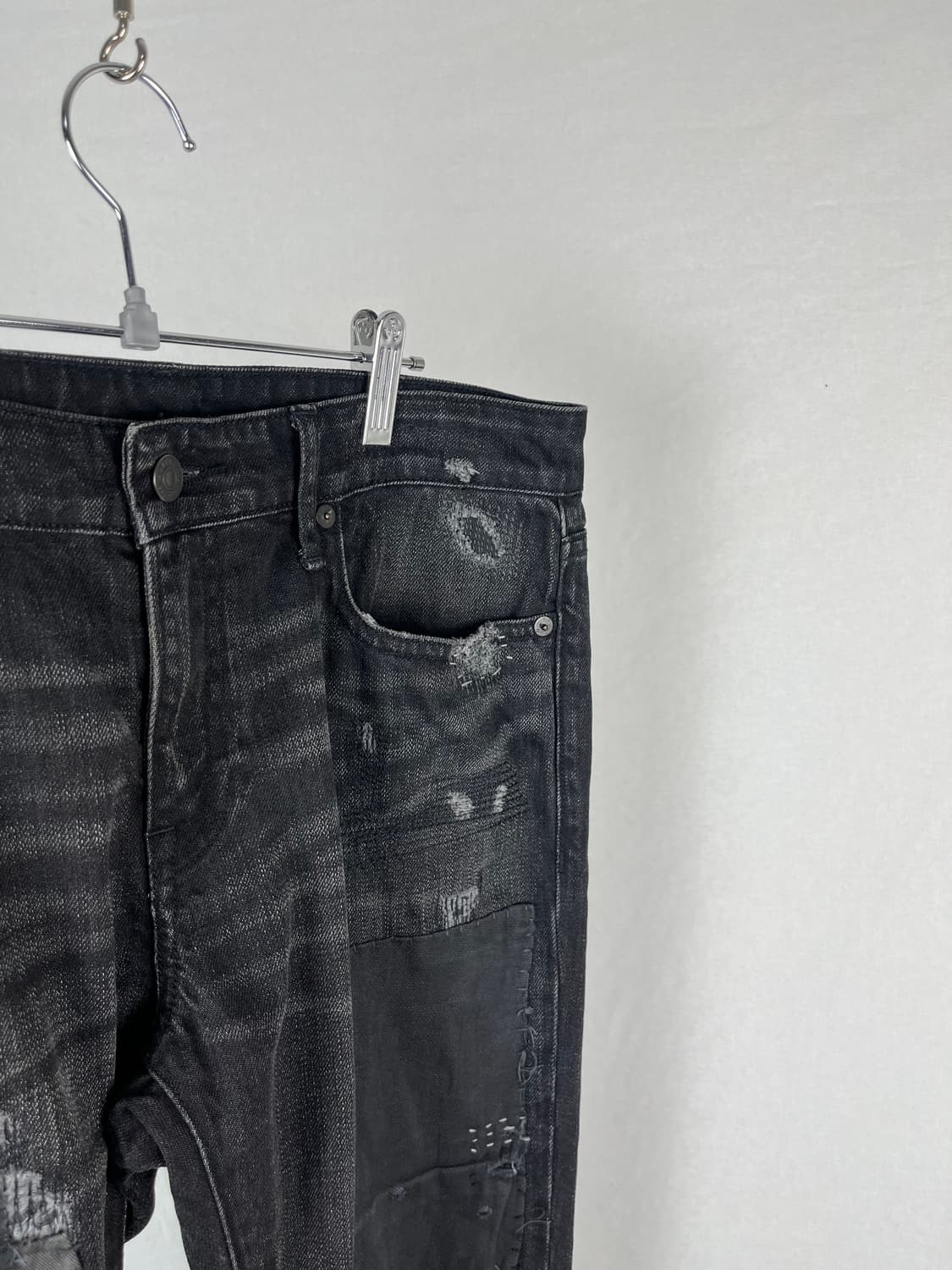 Polo Ralph Lauren 보로 디테일 흑청 데님팬츠  상품이미지3