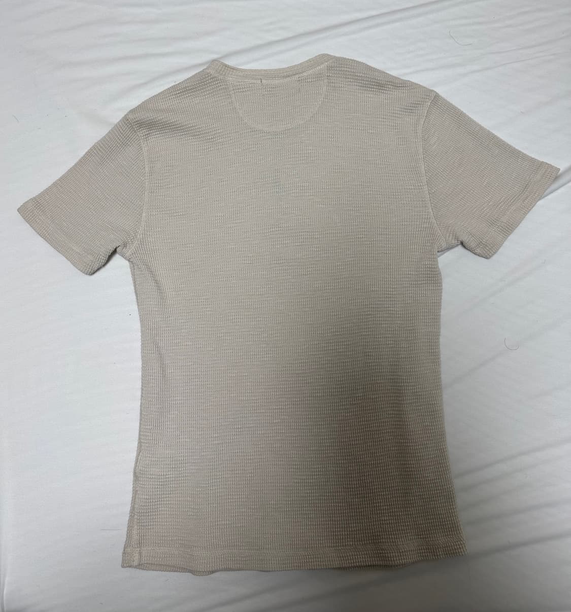 더블알엘 와플 니트 헨리넥 반팔 티셔츠 상품이미지5