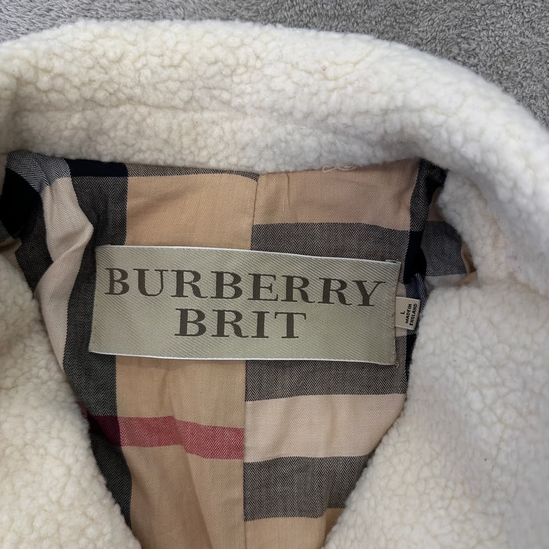 버버리 카라 패딩 자켓 상품이미지2