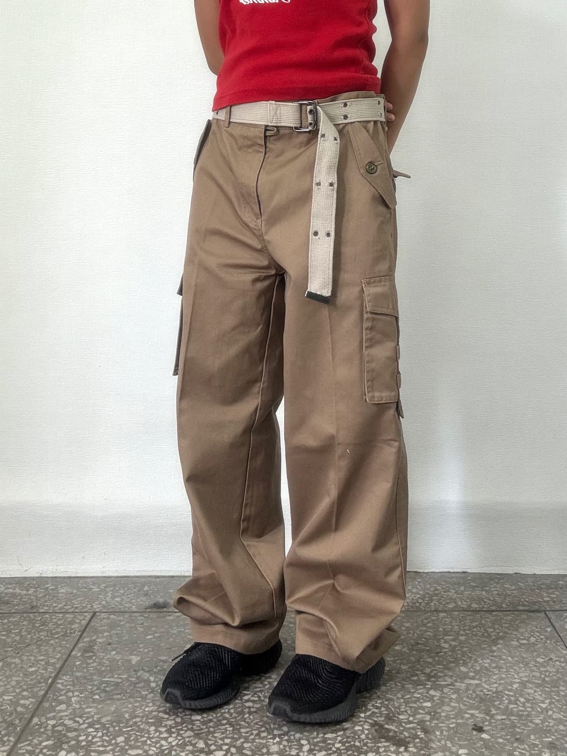 베이지 카고 팬츠 상품이미지5