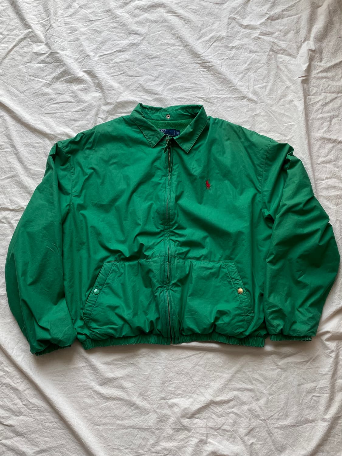 90s 폴로랄프로렌 스윙탑 레드 포니 플리스 자켓 상품이미지4