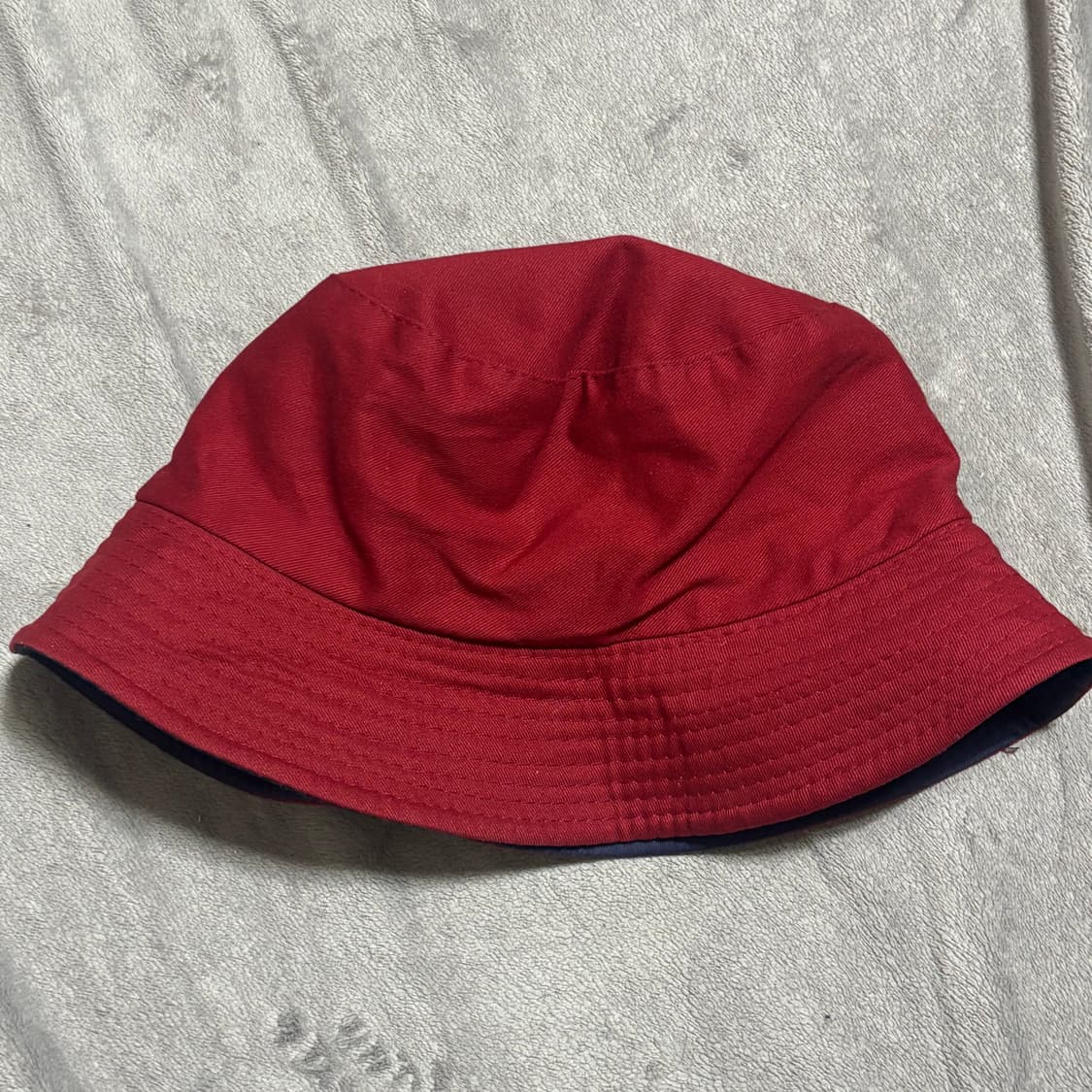 챔피온 리버시블 네이비 버건디 양면 버킷햇 벙거지모자 상품이미지5