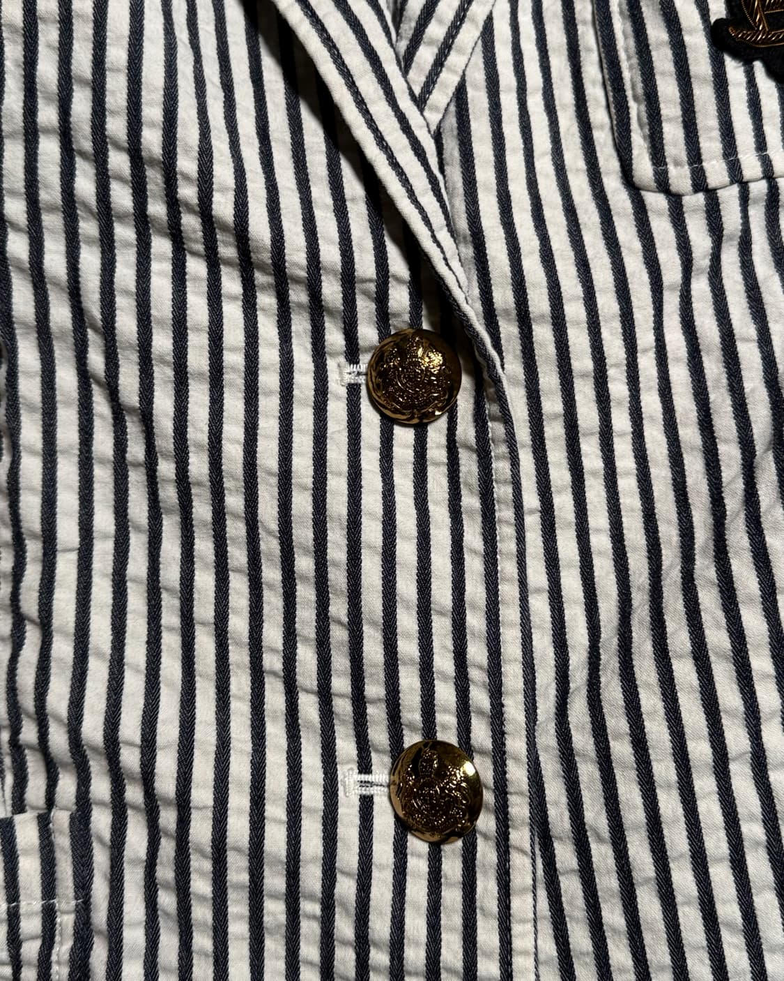 로렌 랄프로렌 시어서커 펠트 패치 자켓 10P 상품이미지4