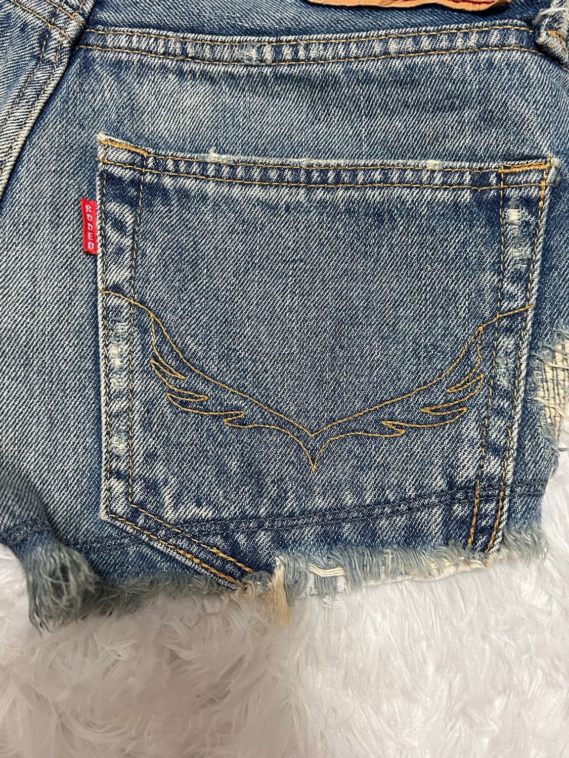 RODEO CROWNS damage y2k short 상품이미지9