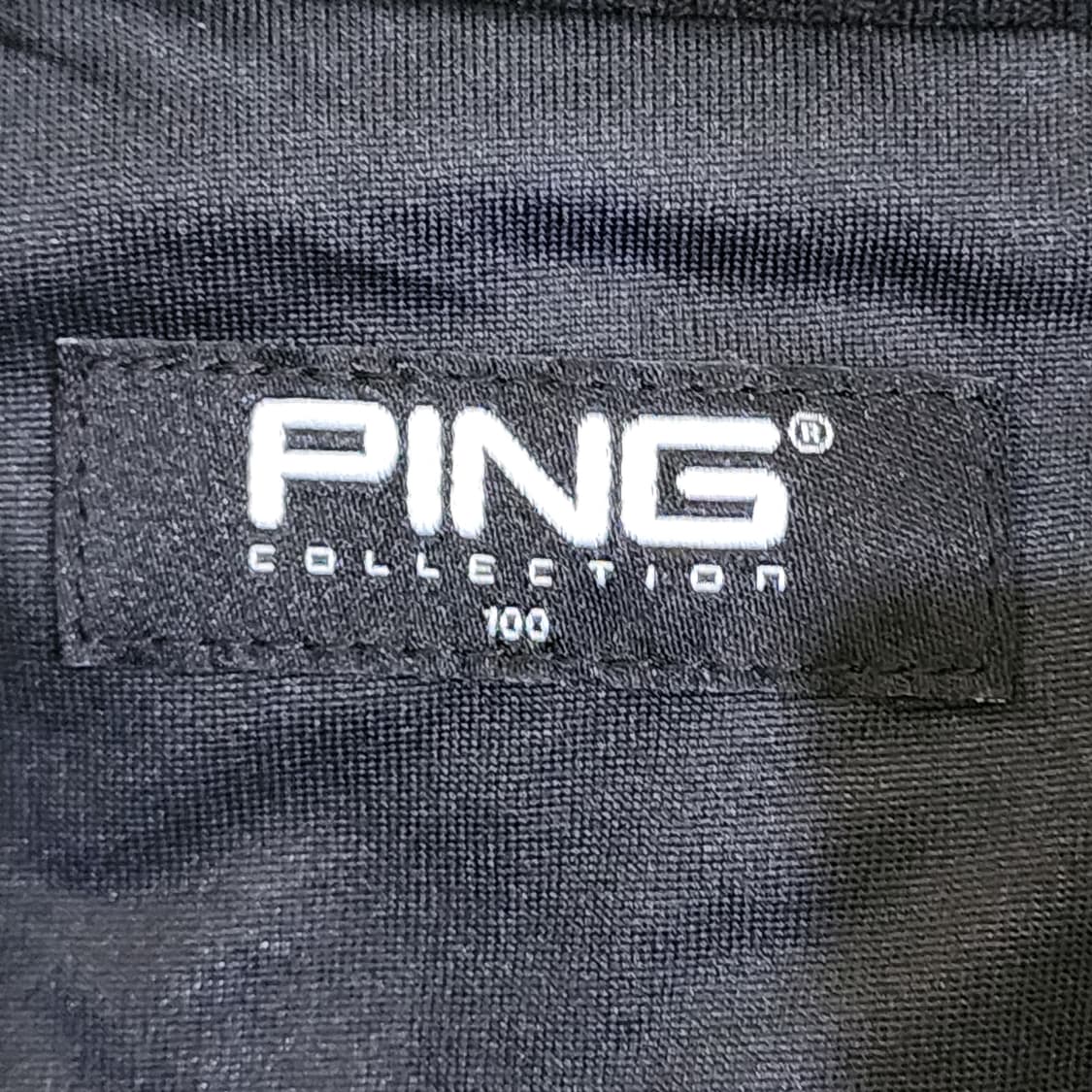 [100] PING 하프집업 니트 (블랙) 상품이미지4