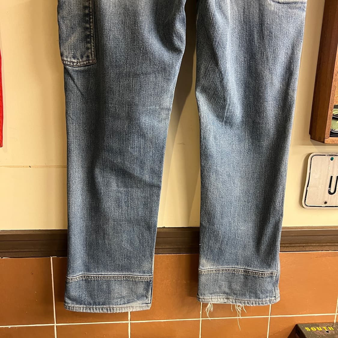 칼하트 카펜터 데님 38x32 Mexico 260413-20 빈티지 상품이미지7