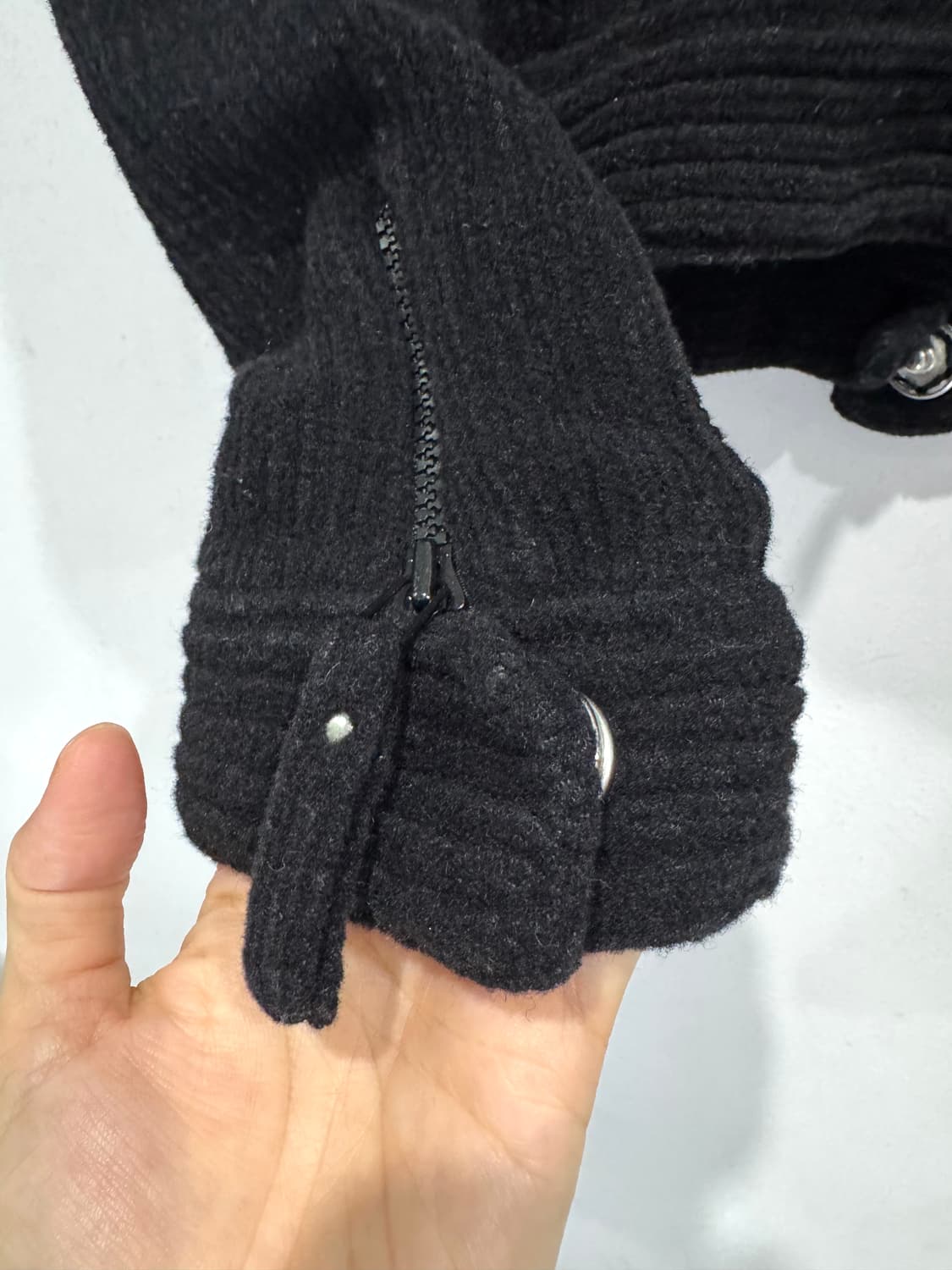 버버리 런던 블루라벨 블랙 집업 자켓 38 정품 상품이미지7