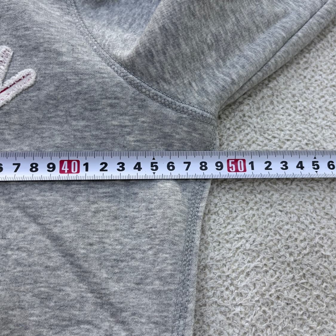 M 타미힐피거 여성 로고 약기모 후드 티 (오염확인) 0616E2 상품이미지8