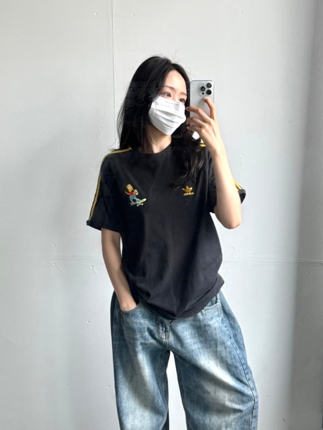 아디다스 X 심슨 사이드라인 반팔티셔츠 상품이미지2