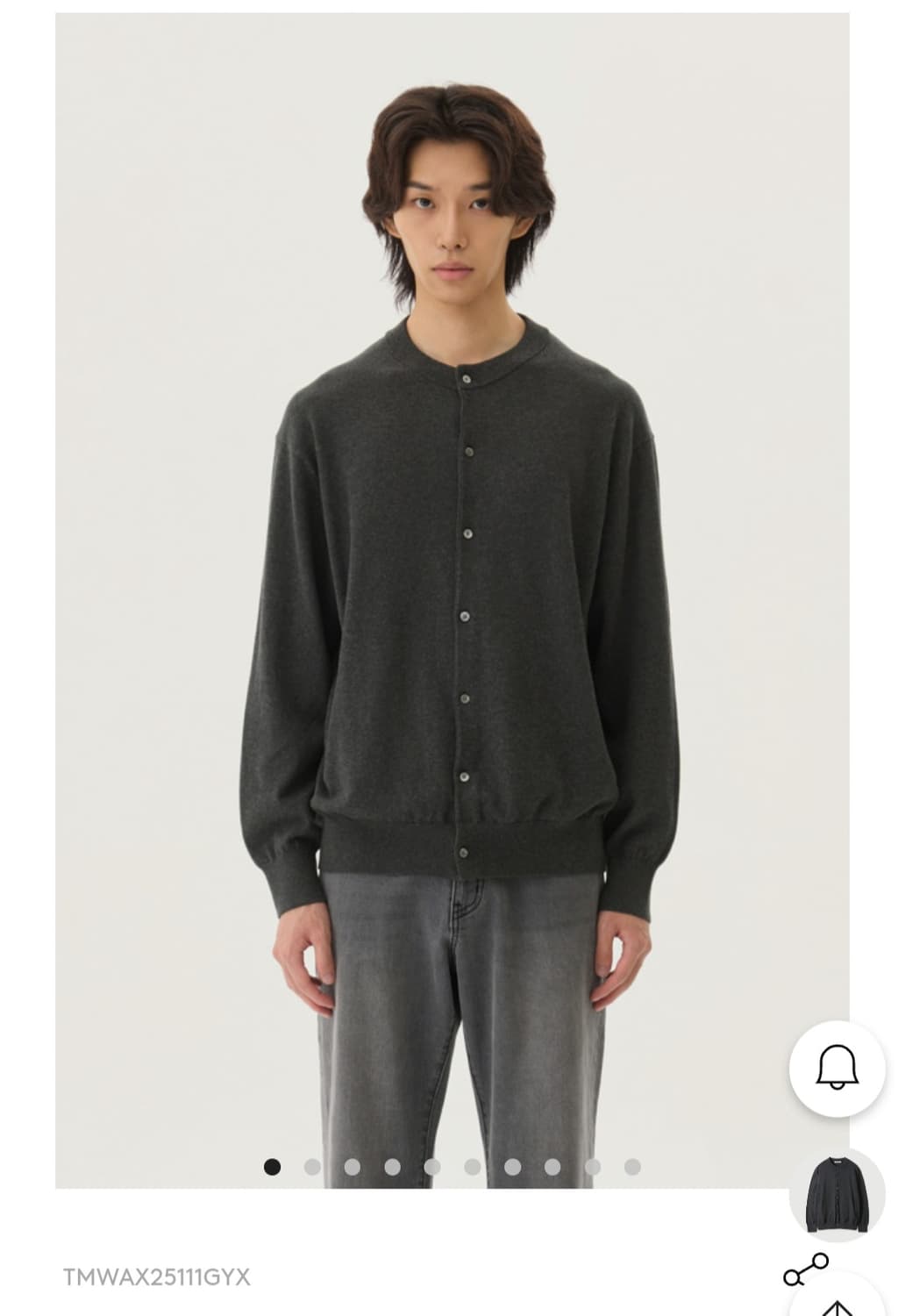 247시리즈 하이게이지 라운드가디건 XL 상품이미지1