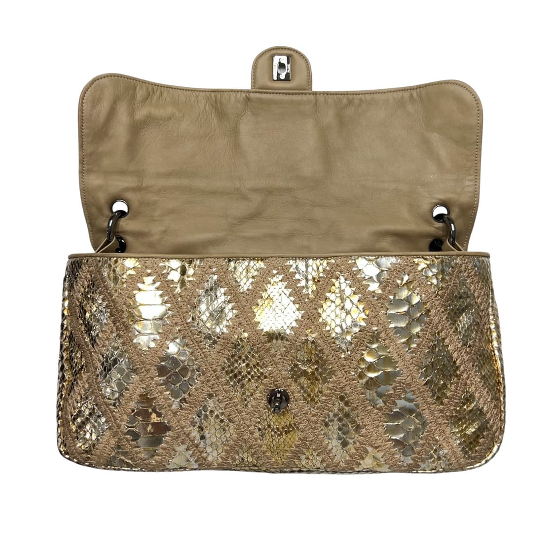 샤넬 클래식 골드 파이톤백 상품이미지8