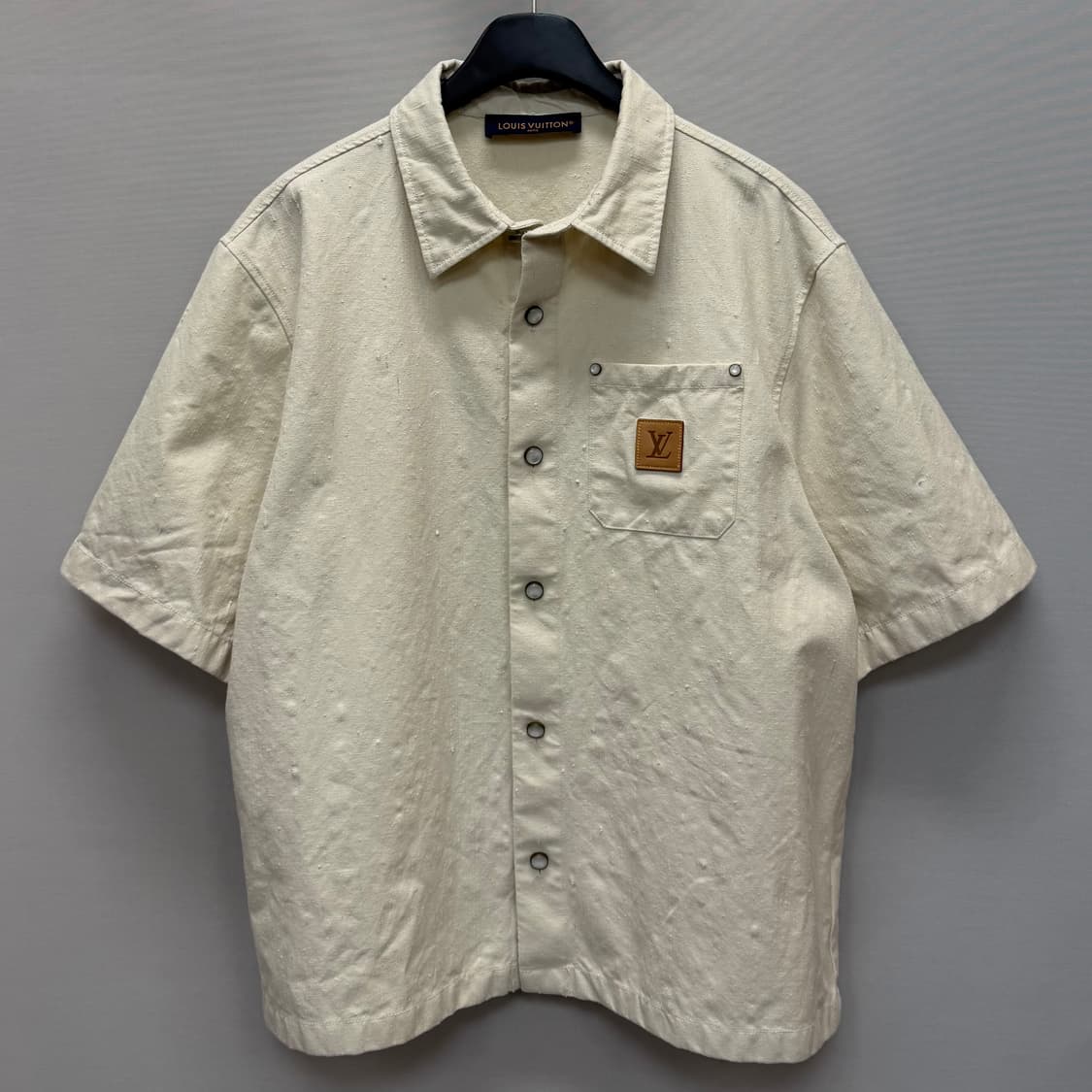 루이비통 실크 블렌드 쇼트 슬리브드 셔츠 ( 110 ) 상품이미지1