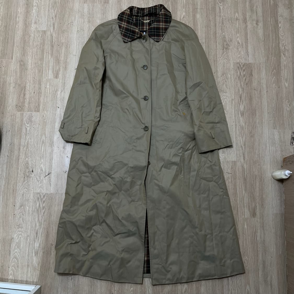 닥스 런던 여성 체크 안감 싱글 트렌치코트 97-165  상품이미지1