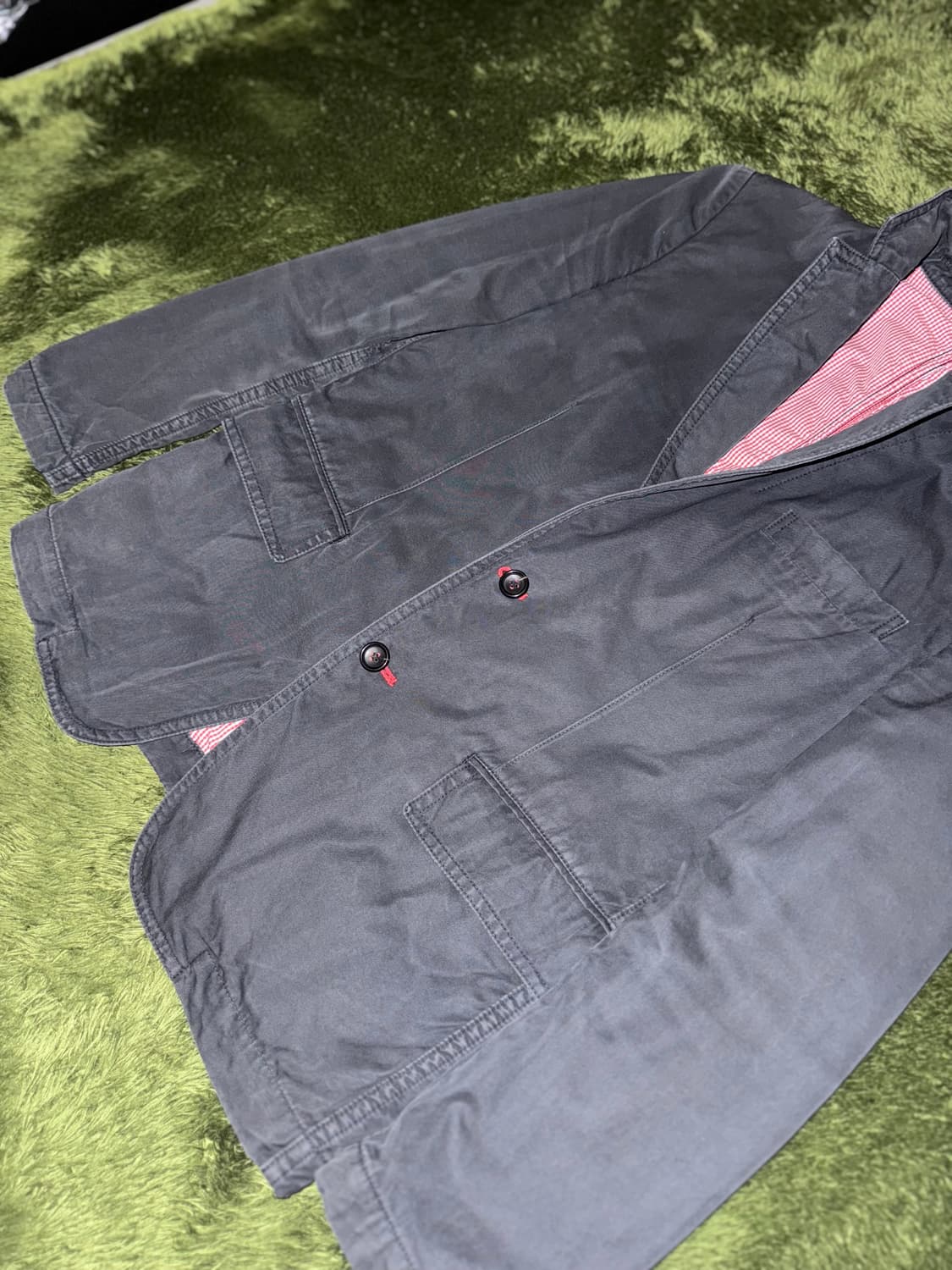 [S] 꼼데가르송 옴므 08AW 워시드 코튼 블레이저 자켓 상품이미지4