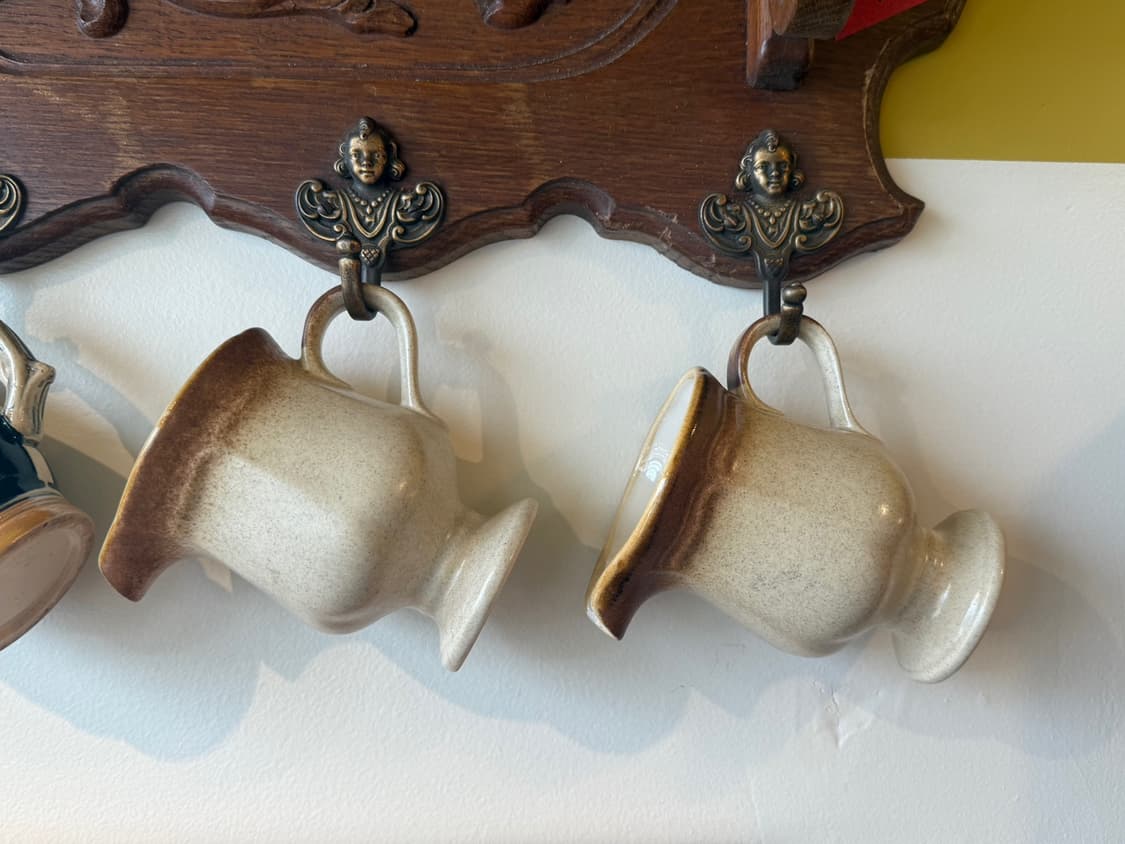 브라운 그라데이션 빈티지 고블렛 컵 상품이미지1