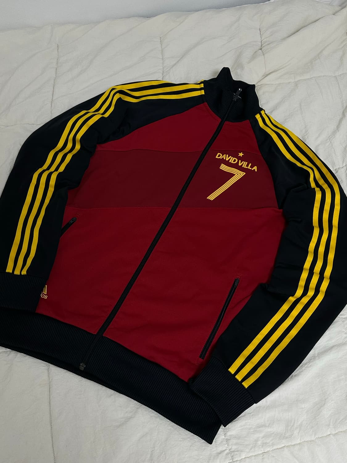아디다스 스페인 다비드 비야 져지 트랙탑 미디움 상품이미지1