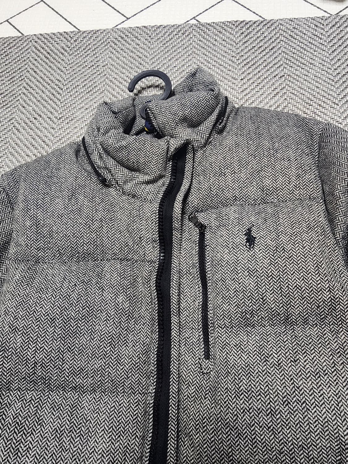 폴로랄프로렌 울 블렌드 헤링본 패딩M 상품이미지2