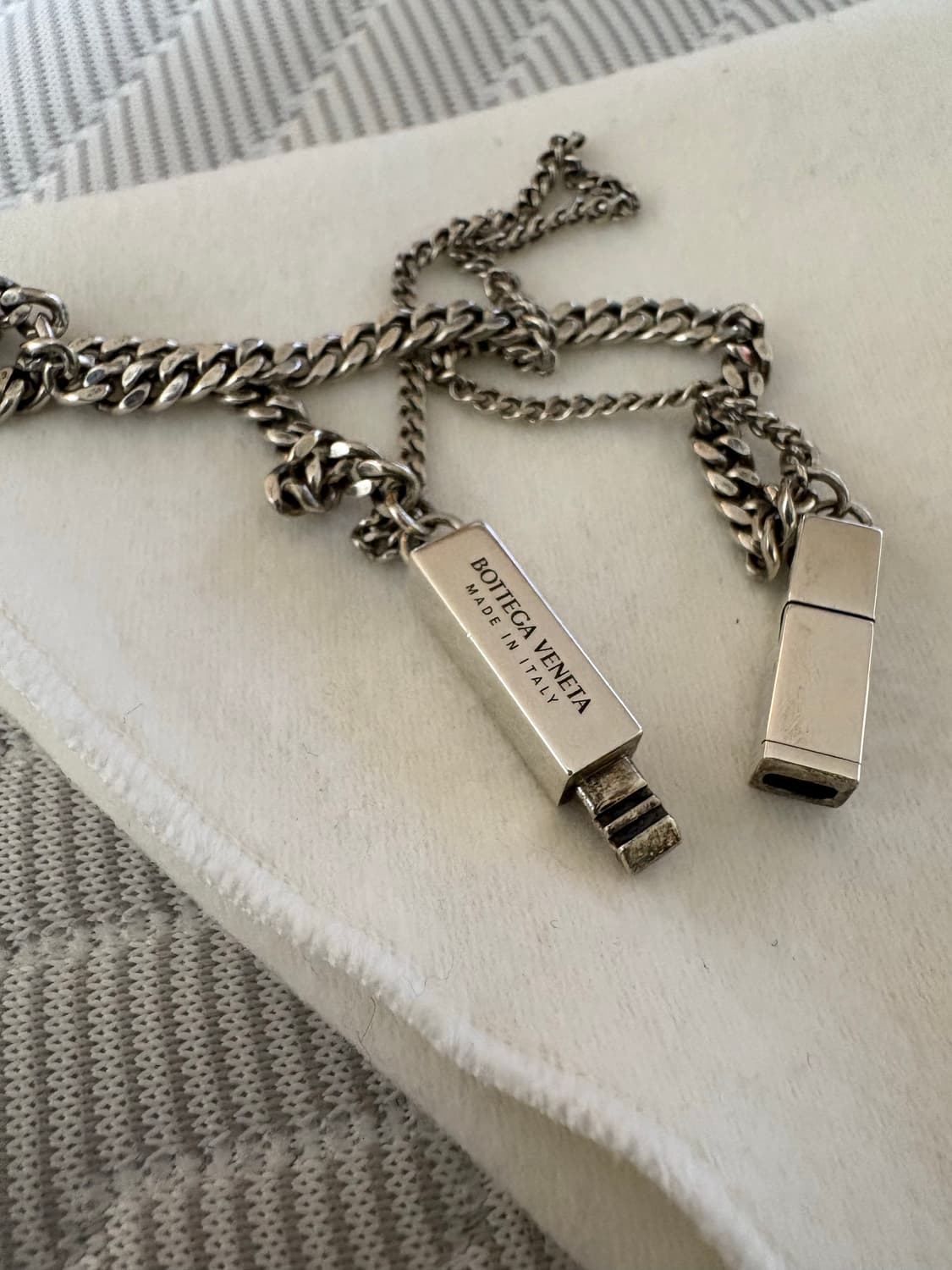 정품)보테가베네타 실버바 팔찌 상품이미지3