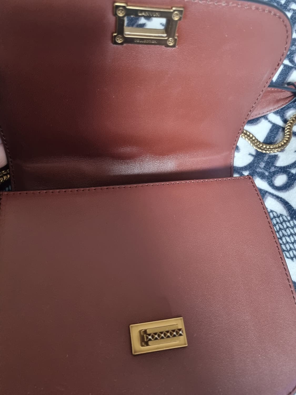 정품) 랑방  파이톤 숄더백  상품이미지9