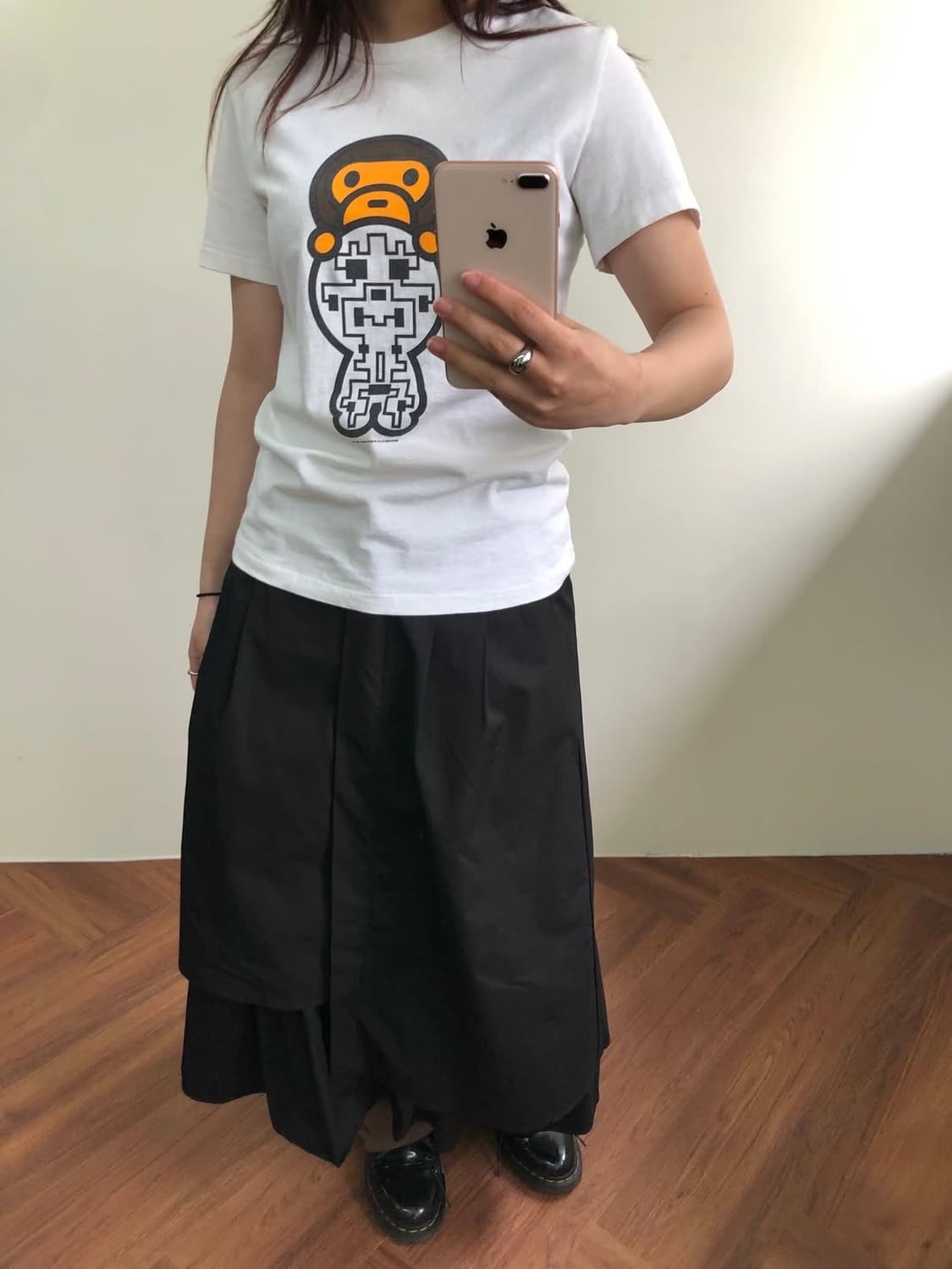 딱붙핏))베이프 베이비 마일로 티셔츠 상품이미지2