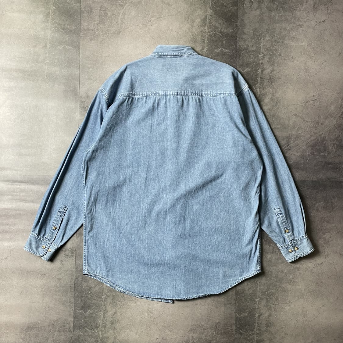 SOUTH BAY 사우스베이 빈티지 패치포켓 코튼 데님셔츠 상품이미지6