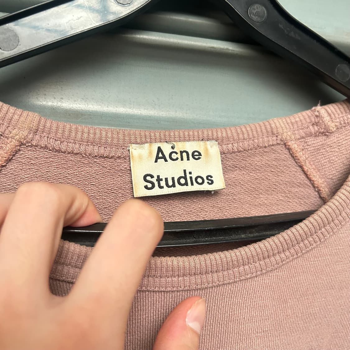 Acne studio 로고 맨투맨 상품이미지4