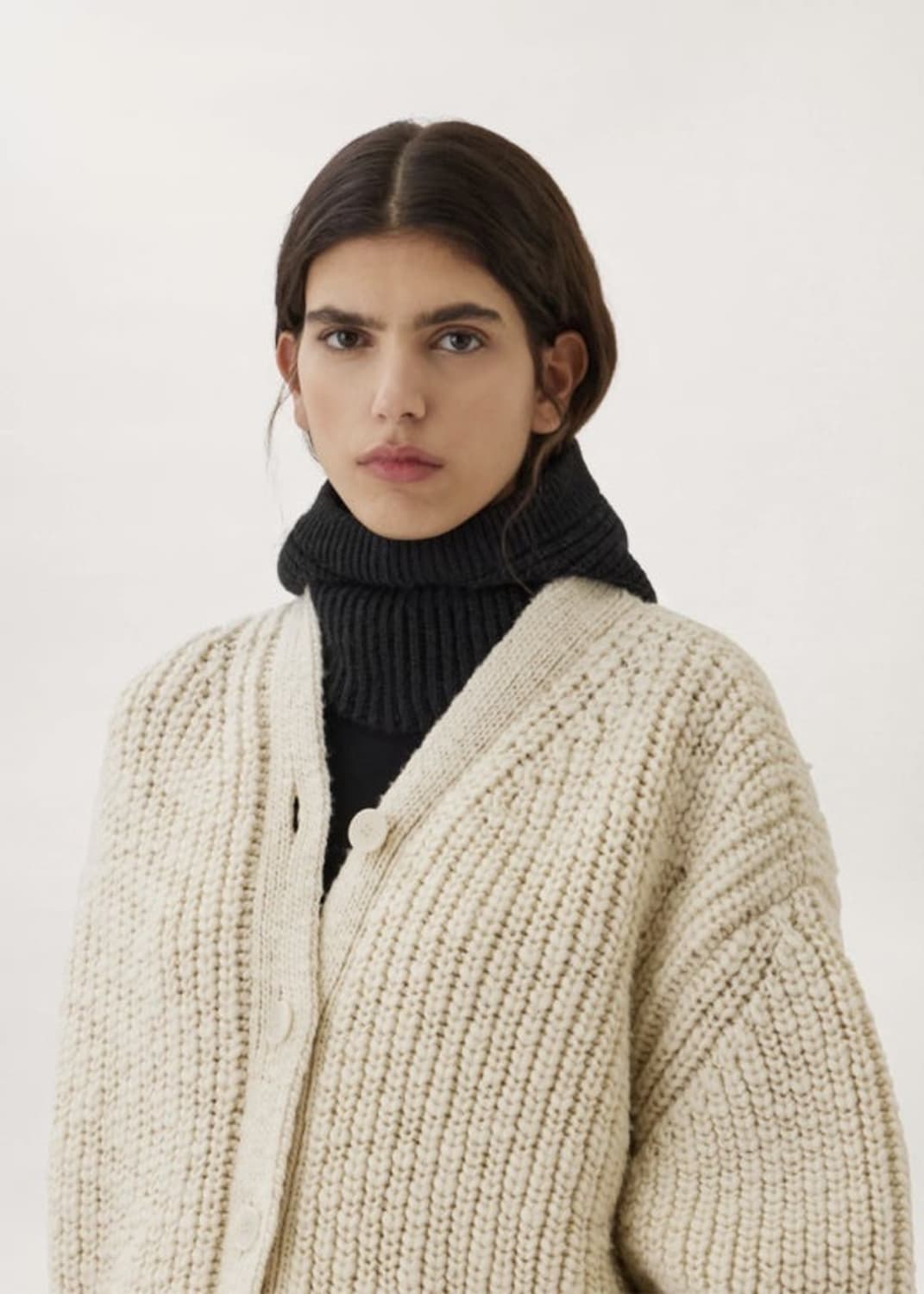 르메르 청키가디건 아이보리 M 상품이미지2