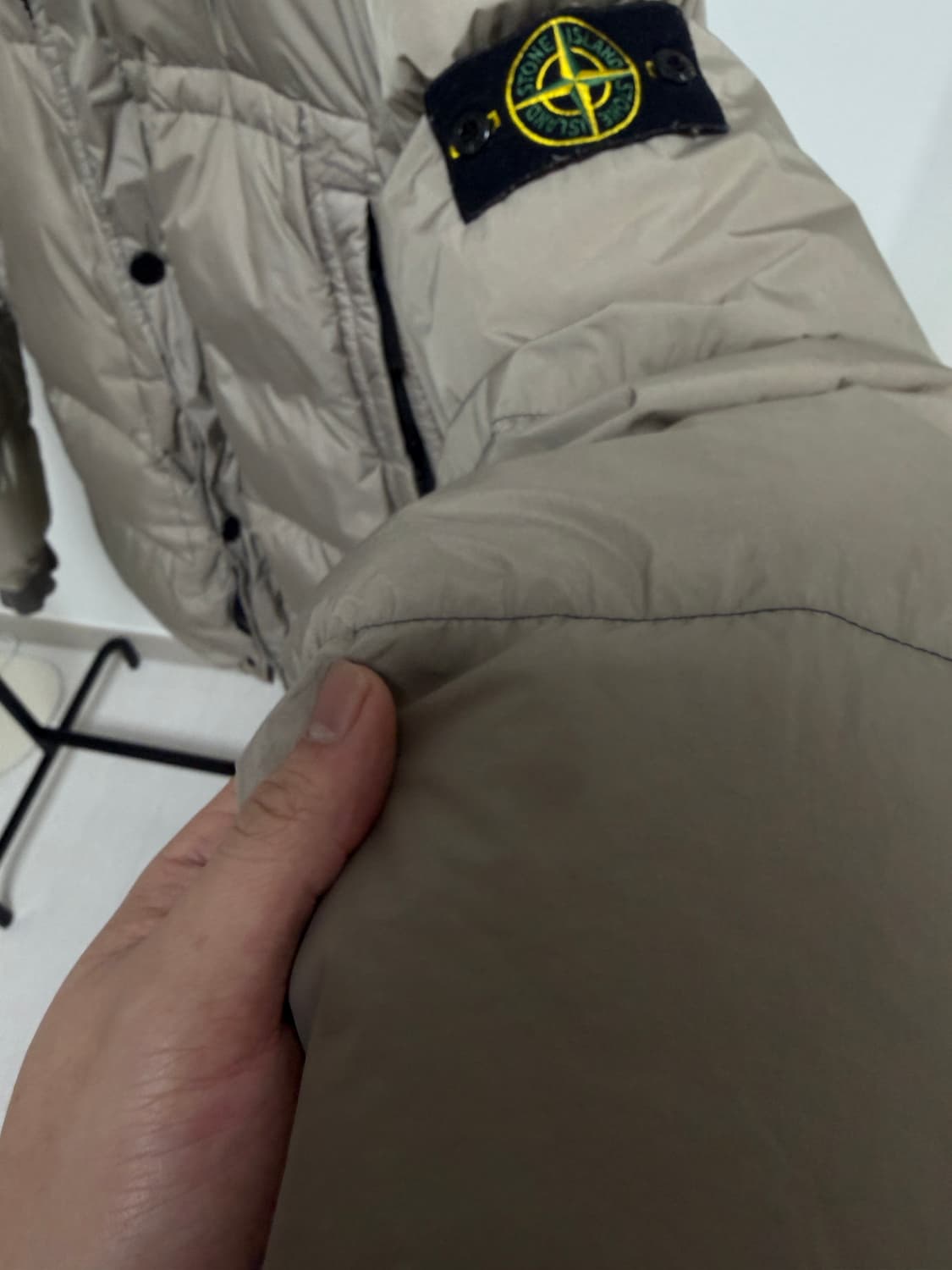 [백화점판, XL] 스톤아일랜드 크링클랩스 패딩 샌드 상품이미지6