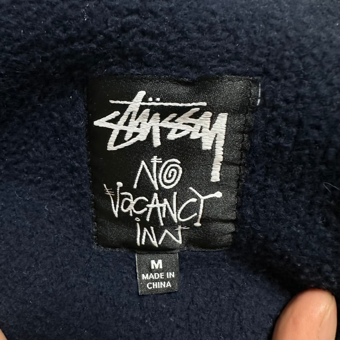 스투시 노 베이컨시 인 플리스 후드티 M사이즈 상품이미지6