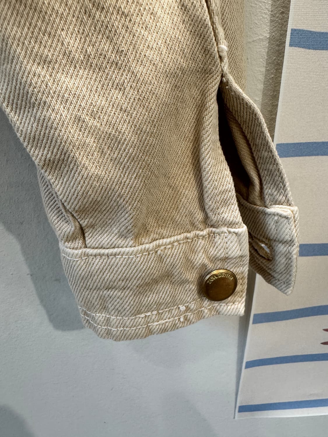 zara 크롭 데님자켓 상품이미지9