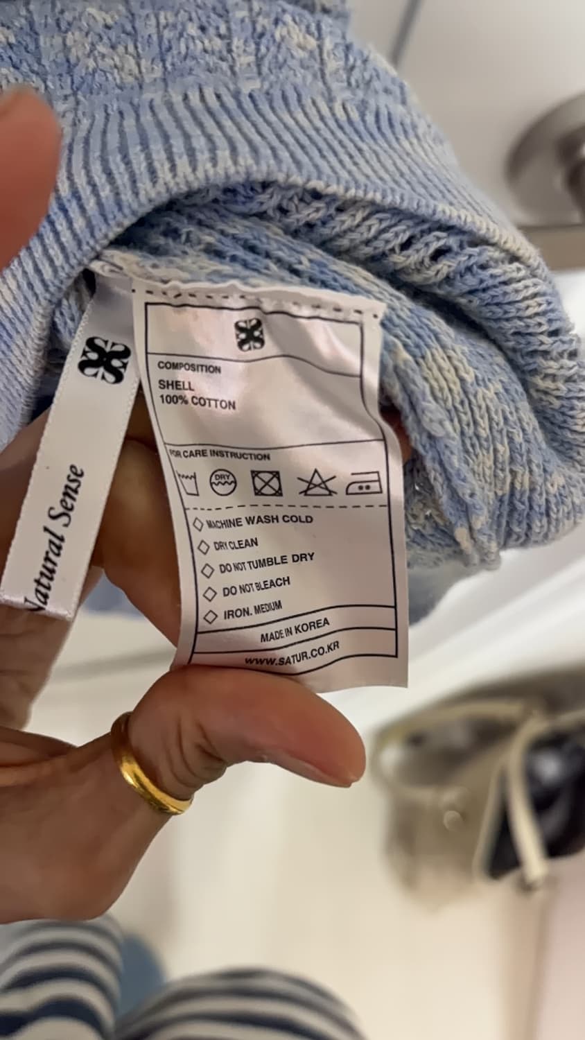Satur 매쉬니트 105사이즈 상품이미지4