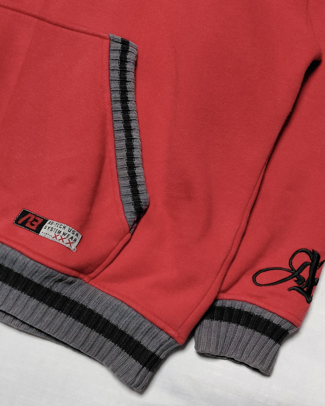 남여공용 90-00's AB-TECH USA 올드스쿨 오버핏 기모 후드티 상품이미지3