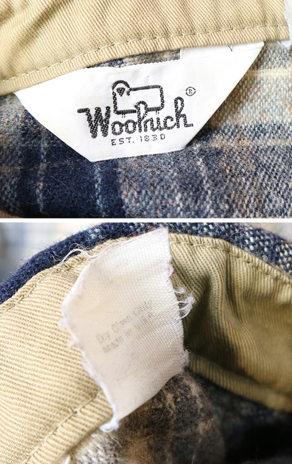 미국 메이드 70~80s 빈티지 WOOLRICH 울리치 울 체크남방

 상품이미지7
