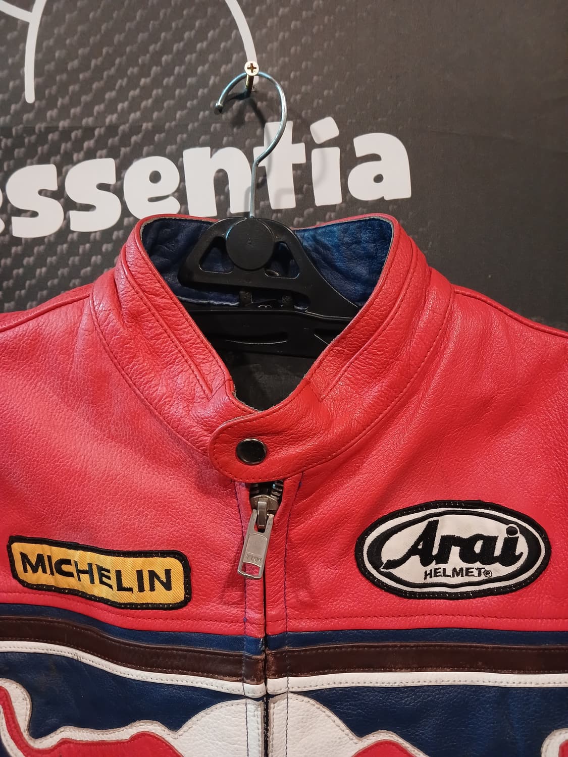 레드불 레더 레이싱 자켓 상품이미지4