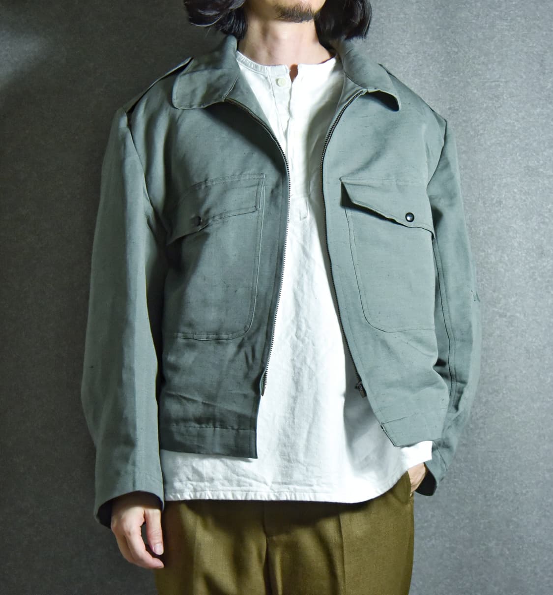 이태리 공군 경량 파일럿 자켓 데드스탁 (105) 빈티지 상품이미지1