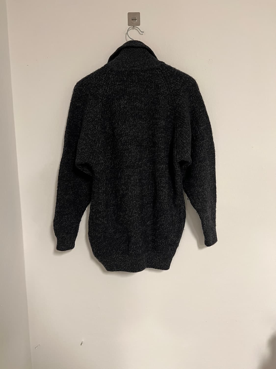 gim 브리티시 울 하프집 하이넥 집업 니트 상품이미지5