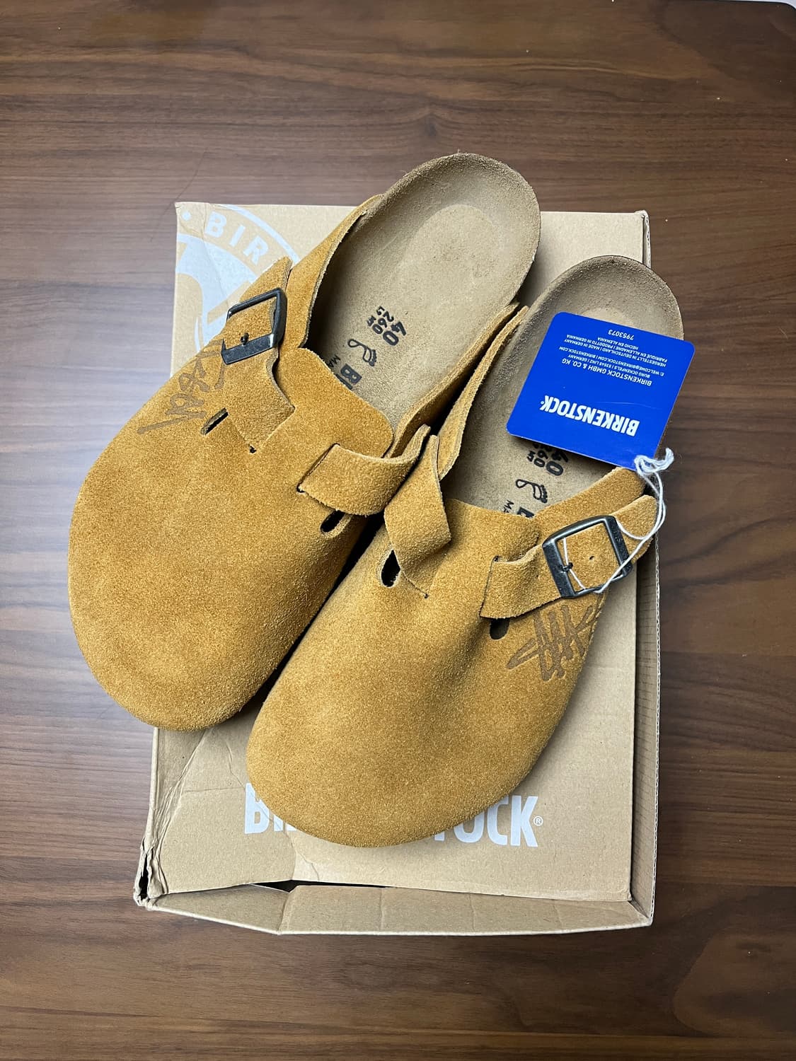 [40]스투시 버켄스탁 보스턴 카라멜 상품이미지5