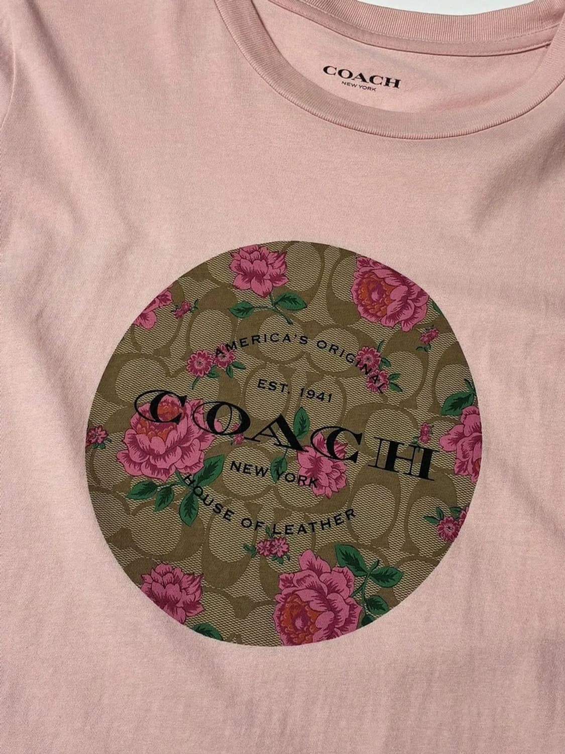 코치 Coach 시그니처 플로럴 반팔 티셔츠 PN8617 상품이미지3