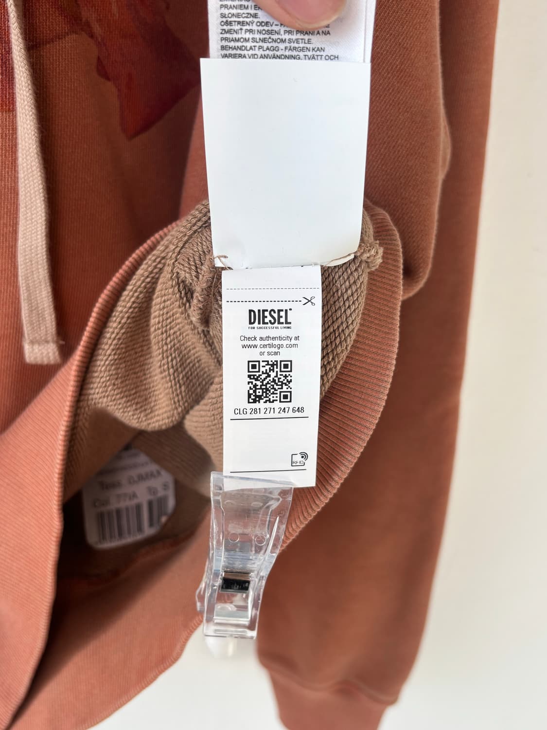 디젤 글랜 마틴스 프린팅 후디 상품이미지9