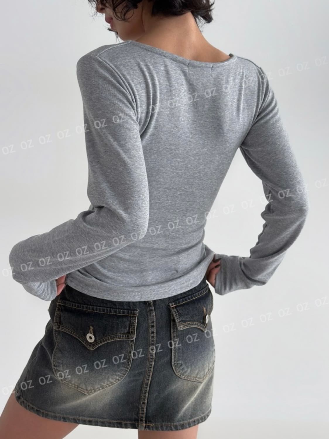 오즈브릿지 웨스턴데님 스커트 새상품 (블랙업 어텀 도매처) 상품이미지2