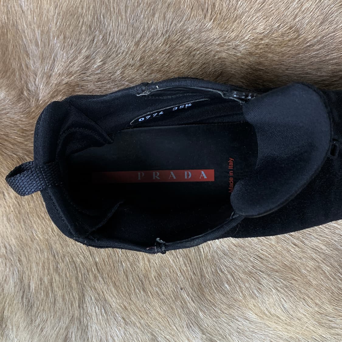 *레어* 프라다 스포츠 스퀘어토 스웨이드 슈즈 상품이미지6