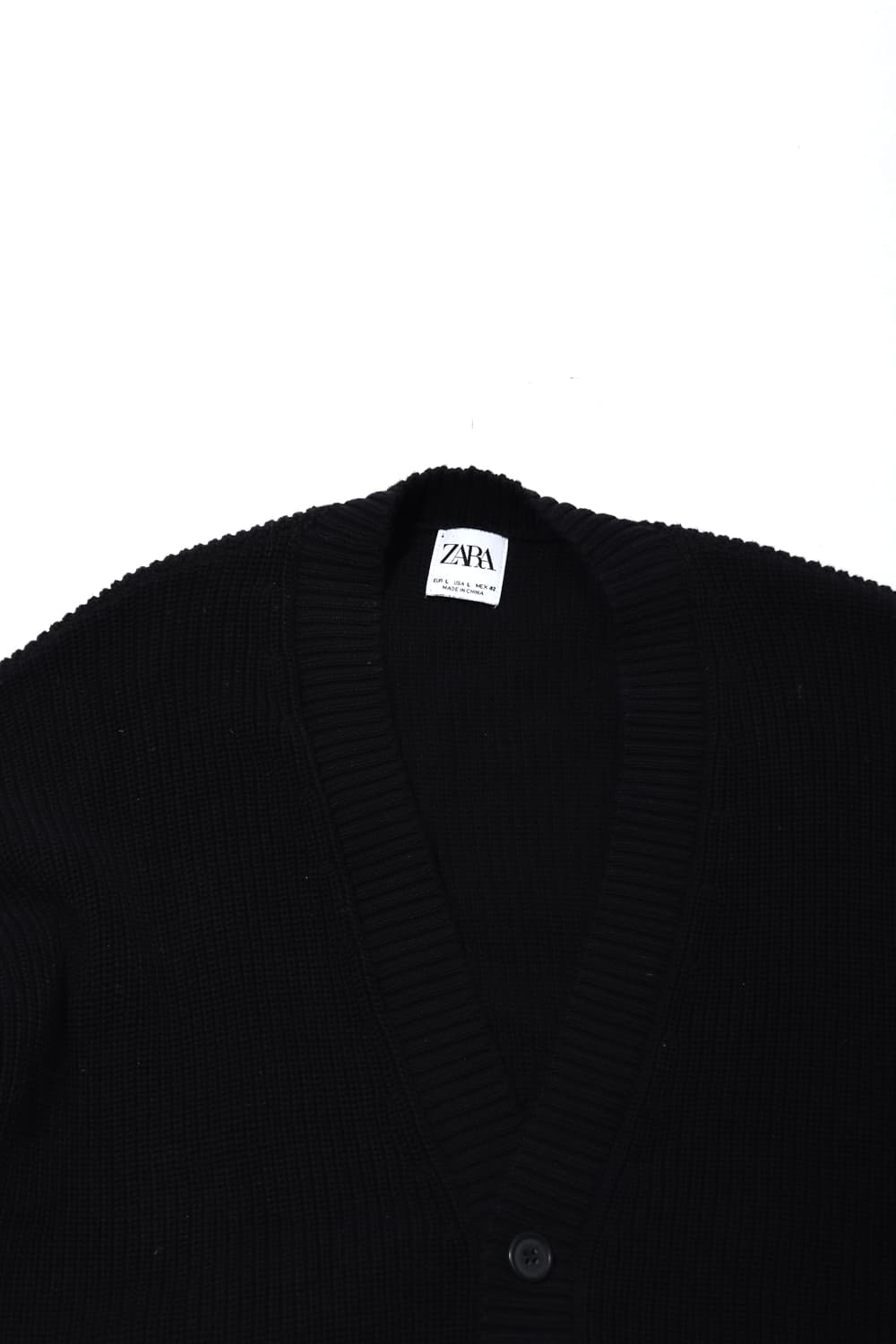 ZARA 배색 가디건 size XL 상품이미지3